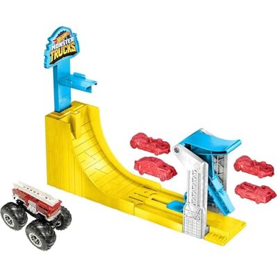 Hot Wheels Monster Trucks Mega Sprung-Blaster Set da gioco Hot Wheels Monster Trucks Mega Sprung-Blaster Set da gioco