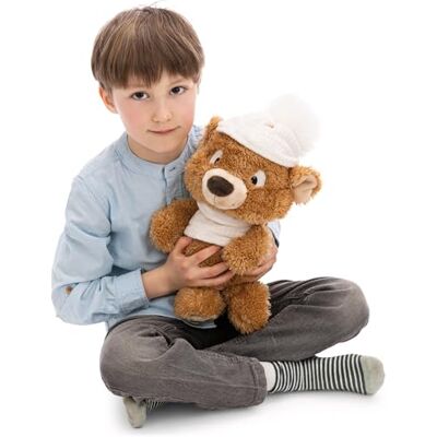 NICI Peluche Orsetto Cappuccino 35 cm Morbido e Tenero, Idea Regalo NICI Peluche Orsetto Cappuccino 35 cm Morbido e Tenero, Idea Regalo