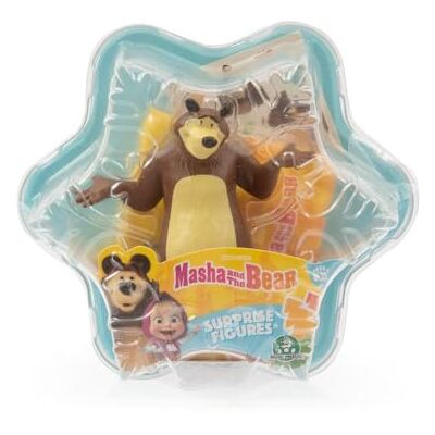 Giochi Preziosi Masha e Orso Orso Da 7 cm Con Personaggio a Sorpresa,Confezione A Forma Di Fiocco Di Neve con Sticker, Originali del Cartone Animato Masha e Orso, Per Bambini da 3 Anni in su Giochi Preziosi Masha e Orso Orso Da 7 cm Con Personaggio a Sorpresa,Confezione A Forma Di Fiocco Di Neve con Sticker, Originali del Cartone Animato Masha e Orso, Per Bambini da 3 Anni in su