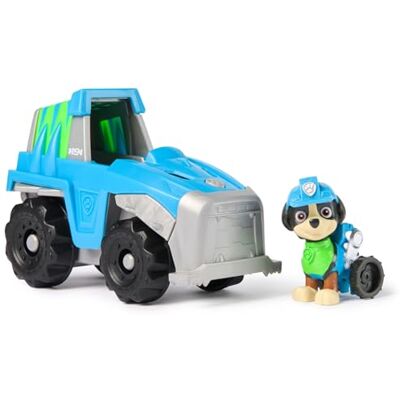 Paw Patrol , veicolo di salvataggio dinosauri di Rex, veicolo giocattolo con action figure da collezione, giocattoli orientati alla sostenibilità per bambini e bambine dai 3 anni in su Paw Patrol , veicolo di salvataggio dinosauri di Rex, veicolo giocattolo con action figure da collezione, giocattoli orientati alla sostenibilità per bambini e bambine dai 3 anni in su