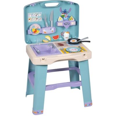 Smoby Stitch Cucina Valigetta pieghevole Numerosi accessori Padella, pancake, tazza, capsule, cibo finto e altro Dai 3 anni Prodotto in Francia Smoby Stitch Cucina Valigetta pieghevole Numerosi accessori Padella, pancake, tazza, capsule, cibo finto e altro Dai 3 anni Prodotto in Francia