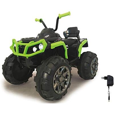 JAMARA Ride-on Quad Protector verde 12V Avviamento con pulsante, Ammortizzatori, Clacson e suoni, Collegamento sorgenti audio esterne, Radio FM, Cruscotto illuminato, Batteria potente JAMARA Ride-on Quad Protector verde 12V Avviamento con pulsante, Ammortizzatori, Clacson e suoni, Collegamento sorgenti audio esterne, Radio FM, Cruscotto illuminato, Batteria potente