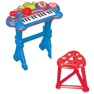 Lexibook Paw Patrol, Tastiera Elettronica, Sedile, Microfono, Lettore MP3, Effetti sonori, Brani Demo, Blu/Rosso, Lexibook Paw Patrol, Tastiera Elettronica, Sedile, Microfono, Lettore MP3, Effetti sonori, Brani Demo, Blu/Rosso,