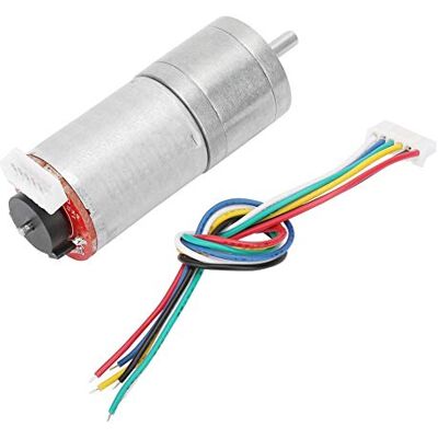 Xinwoer Motoriduttore 12V, DC 12V Motoriduttore Motoriduttore Con Encoder 500 giri / min per robot RC auto giocattolo fai te Xinwoer Motoriduttore 12V, DC 12V Motoriduttore Motoriduttore Con Encoder 500 giri / min per robot RC auto giocattolo fai te