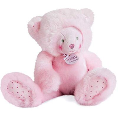 Doudou et Compagnie Unbekannt TROP Mimi Cucciolo d'orso rosa, 30 cm Doudou et Compagnie Unbekannt TROP Mimi Cucciolo d'orso rosa, 30 cm