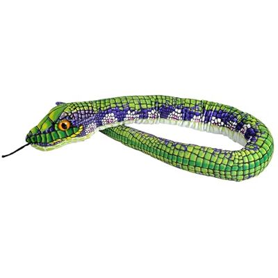 WILD REPUBLIC Snake Scaglie Verdi, Peluche, 137 cm, Giocattolo di Peluche, Riempimento con Bottiglie d'Acqua Riciclate Filate WILD REPUBLIC Snake Scaglie Verdi, Peluche, 137 cm, Giocattolo di Peluche, Riempimento con Bottiglie d'Acqua Riciclate Filate