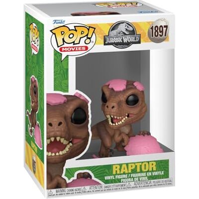 Funko Pop! Movies: Jurassic Park SPRG Raptor- Figura in Vinile da Collezione Idea Regalo Merchandising Ufficiale Giocattoli per Bambini e Adulti Movies Fans Funko Pop! Movies: Jurassic Park SPRG Raptor- Figura in Vinile da Collezione Idea Regalo Merchandising Ufficiale Giocattoli per Bambini e Adulti Movies Fans