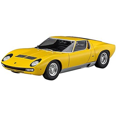 Hasegawa -1/24 Lamborghini Miura P400 SV, versione dettagliata, giallo, scala 1:24 Hasegawa -1/24 Lamborghini Miura P400 SV, versione dettagliata, giallo, scala 1:24