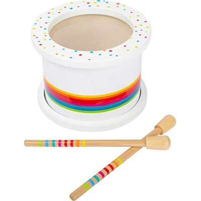 small foot Tamburo per Bambini Sound, Legno, Strumento Musicale per Piccoli Musicisti small foot Tamburo per Bambini Sound, Legno, Strumento Musicale per Piccoli Musicisti