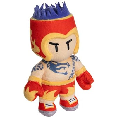 Bizak Stumble Guys Peluche 16,5 cm, Hot Gloves Mcloyd Personaggi del videogioco di demolizione, 6 personaggi epici, giocattolo morbido e abbracciabile, ideale per tutte le età, () Bizak Stumble Guys Peluche 16,5 cm, Hot Gloves Mcloyd Personaggi del videogioco di demolizione, 6 personaggi epici, giocattolo morbido e abbracciabile, ideale per tutte le età, ()