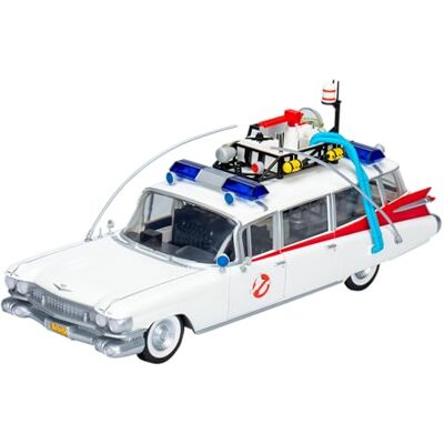 Hasbro Ghostbusters Plasma Series, Ecto-1 (1984), auto giocattolo in scala 1:18, giocattoli Ghostbusters dai 14 anni in su Hasbro Ghostbusters Plasma Series, Ecto-1 (1984), auto giocattolo in scala 1:18, giocattoli Ghostbusters dai 14 anni in su