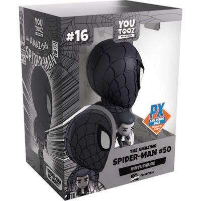 YouTooz San Diego 2024 Amazing Spider-Man #50 (Black & White) Anteprime Esclusiva figura in vinile YouTooz San Diego 2024 Amazing Spider-Man #50 (Black & White) Anteprime Esclusiva figura in vinile