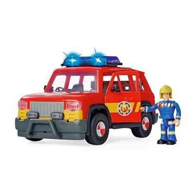 Simba Sam First Responder Veicolo con luce, suono e bagagliaio apribile, con statuetta e accessori, 19 cm, dai 3 anni in su Simba Sam First Responder Veicolo con luce, suono e bagagliaio apribile, con statuetta e accessori, 19 cm, dai 3 anni in su