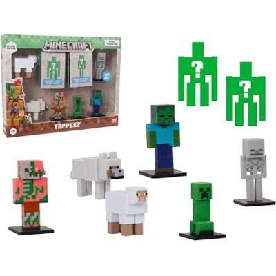 Bizak Minecraft Toppez Edizione Speciale Confezione 8 Figure Stdo.2, Bambole 5 cm con 2 Figure Sorprese, Prodotto Ufficiale 16 Modelli da Collezionare, per Fan e Bambini Da 8 anni () Bizak Minecraft Toppez Edizione Speciale Confezione 8 Figure Stdo.2, Bambole 5 cm con 2 Figure Sorprese, Prodotto Ufficiale 16 Modelli da Collezionare, per Fan e Bambini Da 8 anni ()