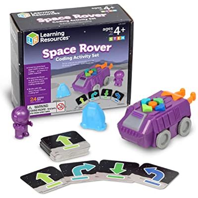 Learning Resources Set di Coding con Rover Spaziale, 23 Pezzi, dai 4 annni, Programmazione per Bambini, Giocattoli di Coding, Giocattoli STEM per Bambini, Giochi STEM per la Classe Learning Resources Set di Coding con Rover Spaziale, 23 Pezzi, dai 4 annni, Programmazione per Bambini, Giocattoli di Coding, Giocattoli STEM per Bambini, Giochi STEM per la Classe