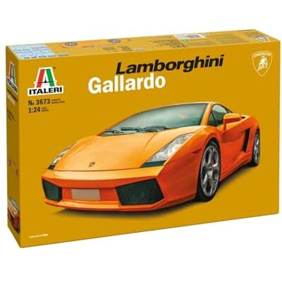 Italeri Lamborghini Gallardo, scala 1:24, Plastic Model Kit/Modello in plastica da montare Italeri Lamborghini Gallardo, scala 1:24, Plastic Model Kit/Modello in plastica da montare