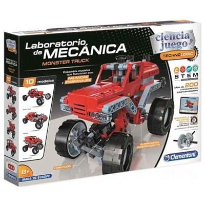 Clementoni - Laboratorio de Mecánica Science Museum Monster Truck, Multicolore, Mittel, Clementoni - Laboratorio de Mecánica Science Museum Monster Truck, Multicolore, Mittel,