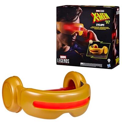 Marvel Hasbro Legends Series, X-Men '97, visore Premium per Roleplay di Ciclope, equipaggiamento collezionabile per Adulti Ispirato alla Serie Animata Marvel Hasbro Legends Series, X-Men '97, visore Premium per Roleplay di Ciclope, equipaggiamento collezionabile per Adulti Ispirato alla Serie Animata