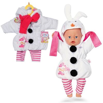 BABY born Costume Pupazzo di Neve – Tutina, Leggings & Sciarpa – Abbigliamento per bambole di alta qualità – Accessorio per bambole da 43 cm BABY born Costume Pupazzo di Neve – Tutina, Leggings & Sciarpa – Abbigliamento per bambole di alta qualità – Accessorio per bambole da 43 cm
