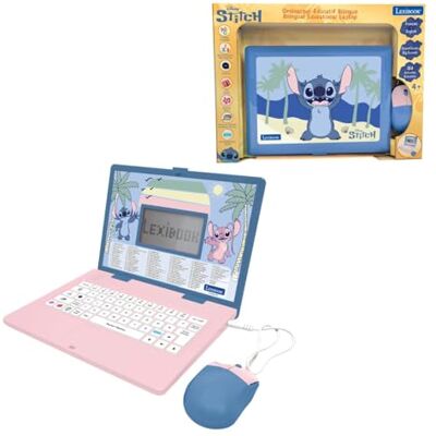 Lexibook , Disney Stitch, Computer Portatile Educativo Bilingue, Inglese e Francese, 164 attività, Matematica, Giochi di Logica, Modalità Musica, Rosa/Blu, Lexibook , Disney Stitch, Computer Portatile Educativo Bilingue, Inglese e Francese, 164 attività, Matematica, Giochi di Logica, Modalità Musica, Rosa/Blu,