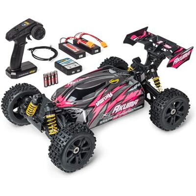 Carson 1:8 Akuma Buggy 4WD 100% RTR rosa auto telecomandata, fuoristrada, alta qualità, veicolo RC, auto RC 70 km/h, buggy telecomandato Carson 1:8 Akuma Buggy 4WD 100% RTR rosa auto telecomandata, fuoristrada, alta qualità, veicolo RC, auto RC 70 km/h, buggy telecomandato