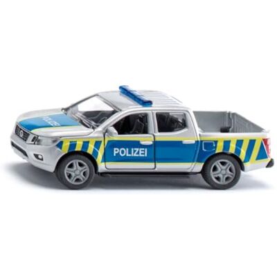 Siku , Nissan Navara Polizia Federale, 1:50, Metallo/Plastica, Argento/Blu, Macchinina per bambini, Sportelli apribili, Pneumatici in gomma, Gancio di traino Siku , Nissan Navara Polizia Federale, 1:50, Metallo/Plastica, Argento/Blu, Macchinina per bambini, Sportelli apribili, Pneumatici in gomma, Gancio di traino