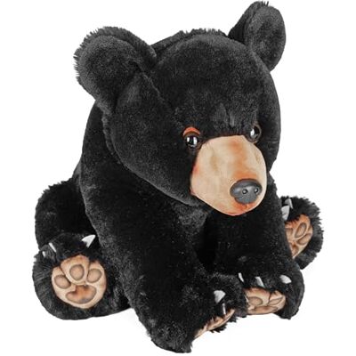 WILD REPUBLIC Artist Collection Orso Nero, Peluche, 38 cm, Giocattolo di Peluche, Riempimento con Bottiglie d'Acqua Riciclate Filate WILD REPUBLIC Artist Collection Orso Nero, Peluche, 38 cm, Giocattolo di Peluche, Riempimento con Bottiglie d'Acqua Riciclate Filate