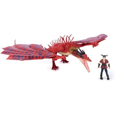 Spin Master Dragons DreamWorks Dragon Trainer, Monstrous Nightmare e Snotlout, Action Figure del Duo Vichingo, Giocattoli per Bambini dai 4 Anni in su Spin Master Dragons DreamWorks Dragon Trainer, Monstrous Nightmare e Snotlout, Action Figure del Duo Vichingo, Giocattoli per Bambini dai 4 Anni in su