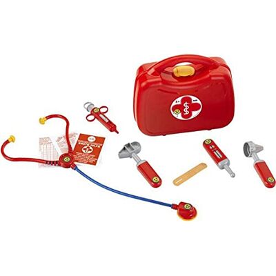 Theo Klein Valigetta da Dottore con Accessori, Stetoscopio, siringa, termometro e Molto Altro, Dimensioni- 21,5 cm x 9 cm x 20 cm, Giocattolo per Bambini a Partire da 3 Anni Theo Klein Valigetta da Dottore con Accessori, Stetoscopio, siringa, termometro e Molto Altro, Dimensioni- 21,5 cm x 9 cm x 20 cm, Giocattolo per Bambini a Partire da 3 Anni
