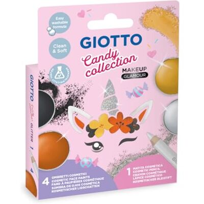 Giotto Make Up Candy Collection 4 cialde 5ml + 1 Matita Glamour Giotto Make Up Candy Collection 4 cialde 5ml + 1 Matita Glamour