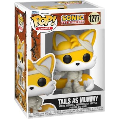 Funko POP! Games: Sonic The Hedgehog Mummy Tails Figura in vinile da collezione Idea regalo Prodotto ufficiale Giocattoli per bambini e adulti Modello di figura per collezionisti Funko POP! Games: Sonic The Hedgehog Mummy Tails Figura in vinile da collezione Idea regalo Prodotto ufficiale Giocattoli per bambini e adulti Modello di figura per collezionisti