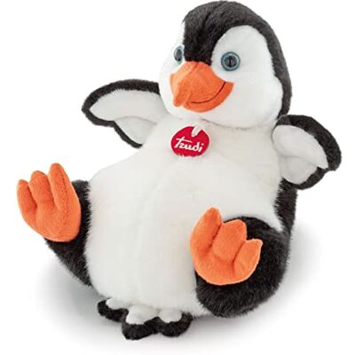 Trudi Pinguino Pino Pinguino Polo Nord, regalo peluche Natale e compleanno 23x19x27cm taglia M Animali Acquatici modello TUDC3000 Trudi Pinguino Pino Pinguino Polo Nord, regalo peluche Natale e compleanno 23x19x27cm taglia M Animali Acquatici modello TUDC3000