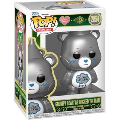 Funko POP! Movies: Wicked x Care Bears Grumpy Bear as Tin Man Figura in vinile da collezione Idea regalo Prodotto ufficiale Giocattoli per bambini e adulti Funko POP! Movies: Wicked x Care Bears Grumpy Bear as Tin Man Figura in vinile da collezione Idea regalo Prodotto ufficiale Giocattoli per bambini e adulti