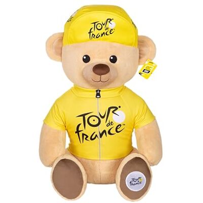 Gipsy Toys Peluche Orso Maglia e berretto vincitore passo giallo 60 cm Peluche ufficiale del Tour de France. Maestosa, Lei delizierà Piccoli e Grandi fan. Gipsy Toys Peluche Orso Maglia e berretto vincitore passo giallo 60 cm Peluche ufficiale del Tour de France. Maestosa, Lei delizierà Piccoli e Grandi fan.