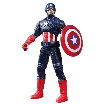 Hasbro Marvel Avengers Captain America Action Figure 24 cm Design Fumetti per Bambini dai 4 Anni in su Hasbro Marvel Avengers Captain America Action Figure 24 cm Design Fumetti per Bambini dai 4 Anni in su