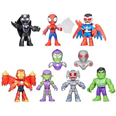 SPIDEY AND HIS AMAZING FRIENDS Hasbro Marvel, Spidey e i suoi fantastici amici, Iron Man e i suoi fantastici amici, collezione Spidey and Iron Man: Avengers Team-Up SPIDEY AND HIS AMAZING FRIENDS Hasbro Marvel, Spidey e i suoi fantastici amici, Iron Man e i suoi fantastici amici, collezione Spidey and Iron Man: Avengers Team-Up