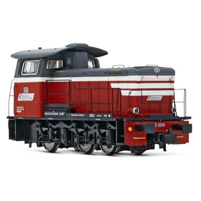 Rivarossi Mercitalia S&T, Locomotiva Diesel da Manovra Classe 245, Livrea Rosso, Grigio Scuro Con Strisce Bianche, Episodio Vi Loco, Diesel Rivarossi Mercitalia S&T, Locomotiva Diesel da Manovra Classe 245, Livrea Rosso, Grigio Scuro Con Strisce Bianche, Episodio Vi Loco, Diesel