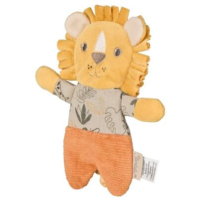 Sterntaler Knistertier Leone Leo – Peluche in morbida mussola e tessuto di velluto – Giocattolo per coccole, scoprire e giocare, giallo opaco Sterntaler Knistertier Leone Leo – Peluche in morbida mussola e tessuto di velluto – Giocattolo per coccole, scoprire e giocare, giallo opaco