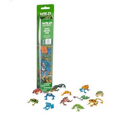 WILD REPUBLIC Nature Tube Rana, Tubi Con Animali Di Plastica, Set Pupazzetti Di Animali, Regalo Di Compleanno, Ideale Per Giochi Interattivi WILD REPUBLIC Nature Tube Rana, Tubi Con Animali Di Plastica, Set Pupazzetti Di Animali, Regalo Di Compleanno, Ideale Per Giochi Interattivi