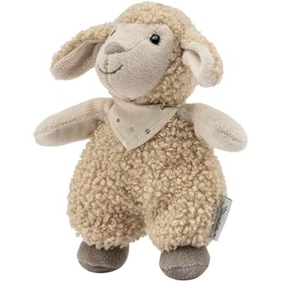 Sterntaler Mini fiocco di pecora – piccolo peluche in morbido tessuto – giocattolo per bambini riempito con ovatta di poliestere – fedele compagno con sonaglio per scoprire, coccole e giocare, beige Sterntaler Mini fiocco di pecora – piccolo peluche in morbido tessuto – giocattolo per bambini riempito con ovatta di poliestere – fedele compagno con sonaglio per scoprire, coccole e giocare, beige