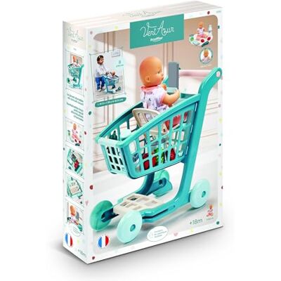 Ecoiffier Carrello per la Spesa con Bambola, Set Gioco di Ruolo con Passeggino Carrello e Bambola Inclusa, Gioco di Imitazione e Cura, +18 Mesi, 790000 Ecoiffier Carrello per la Spesa con Bambola, Set Gioco di Ruolo con Passeggino Carrello e Bambola Inclusa, Gioco di Imitazione e Cura, +18 Mesi, 790000