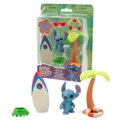 Giochi Preziosi Stitch Playset Stich a Tema Surf, Include Stich Da 5 Cm, Contiene Tavola da Surf e tanti accessori per creare divertenti avventure, Per bambini dai 3 anni Giochi Preziosi Stitch Playset Stich a Tema Surf, Include Stich Da 5 Cm, Contiene Tavola da Surf e tanti accessori per creare divertenti avventure, Per bambini dai 3 anni