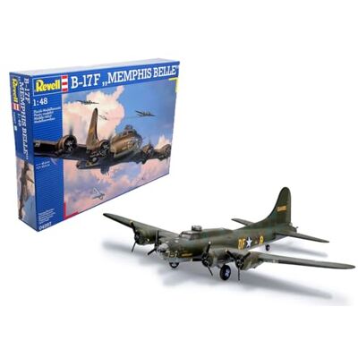 Revell 04297 B-17F Memphis Belle Kit di Modello in Plastica, Scala 1:48 Revell 04297 B-17F Memphis Belle Kit di Modello in Plastica, Scala 1:48