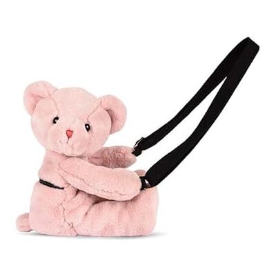 Doudou et Compagnie BORSA DOUDOU orso rosato in polvere Doudou et Compagnie BORSA DOUDOU orso rosato in polvere