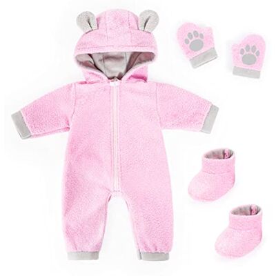 Bayer Design - Vestiti per Bambole, Colore Rosa, Bayer Design - Vestiti per Bambole, Colore Rosa,