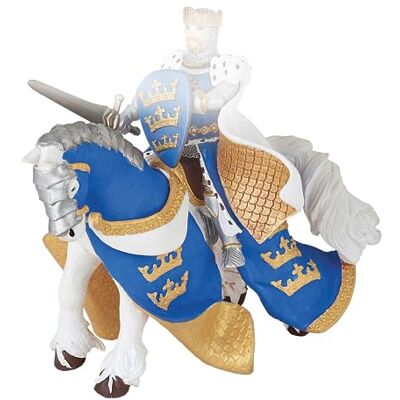 Papo Statuina Cavallo di Re Artù Blu Realistica Giocattolo per Bambini 3 Anni + Collezione Fantastico & Medievale Gioco Universo Medievale Idea Regalo Giocattolo Bambina Bambino 14 Cm Papo Statuina Cavallo di Re Artù Blu Realistica Giocattolo per Bambini 3 Anni + Collezione Fantastico & Medievale Gioco Universo Medievale Idea Regalo Giocattolo Bambina Bambino 14 Cm