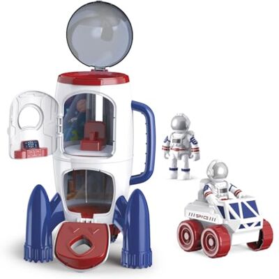 Tachan ! TOYS APRE LA MAGIA Razzo spaziale per bambini con luci e suoni (CPA Toy Group ) Tachan ! TOYS APRE LA MAGIA Razzo spaziale per bambini con luci e suoni (CPA Toy Group )