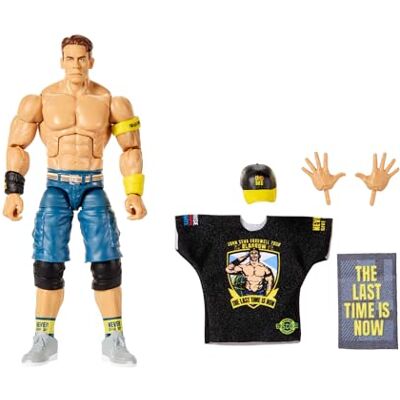 Mattel WWE Elite Collection John Cena Top Picks, action figure collezionabile con accessori inclusi, mani e costumi da combattimento intercambiabili, Mattel WWE Elite Collection John Cena Top Picks, action figure collezionabile con accessori inclusi, mani e costumi da combattimento intercambiabili,