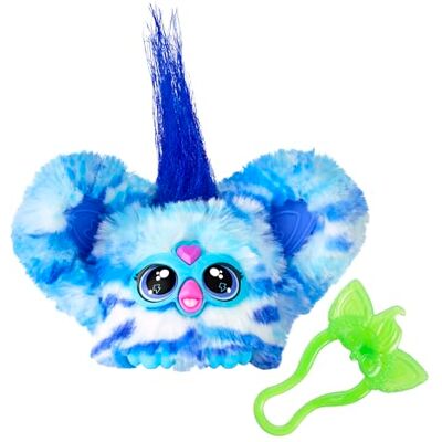 Furby Hasbro Furblets Ooh-Koo Peluche Elettronico in Miniatura, Giocattolo di Peluche per Bambini e Bambine dai 6 Anni in su, Color Azzurro con Clip Portachiavi Furby Hasbro Furblets Ooh-Koo Peluche Elettronico in Miniatura, Giocattolo di Peluche per Bambini e Bambine dai 6 Anni in su, Color Azzurro con Clip Portachiavi