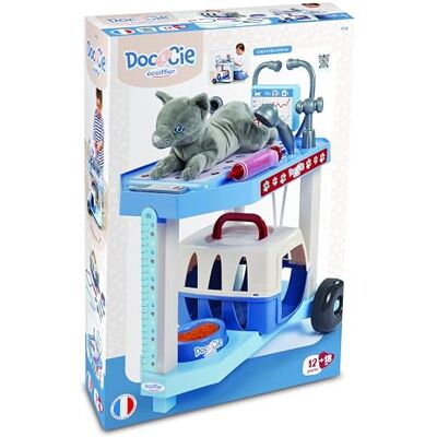 Ecoiffier Giocattoli Set Veterinario Gatto – Clinica rotolante + 9 Accessori + Gatto in Peluche – Gioco d'imitazione – a Partire dai 18 Mesi – Made in France Ecoiffier Giocattoli Set Veterinario Gatto – Clinica rotolante + 9 Accessori + Gatto in Peluche – Gioco d'imitazione – a Partire dai 18 Mesi – Made in France